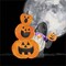 Gnomes of Halloween V-Pumpkins by Tara Reed 12" x 12" Canvas Wall Art